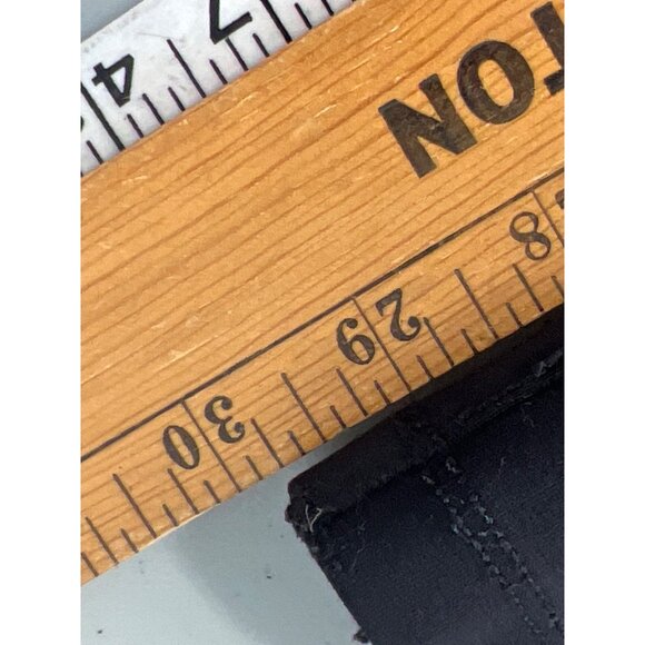 Betabrand Womens 2XL Petite Black Dress Yoga Pants Rayon Black Wide Leg - Picture 6 of 8